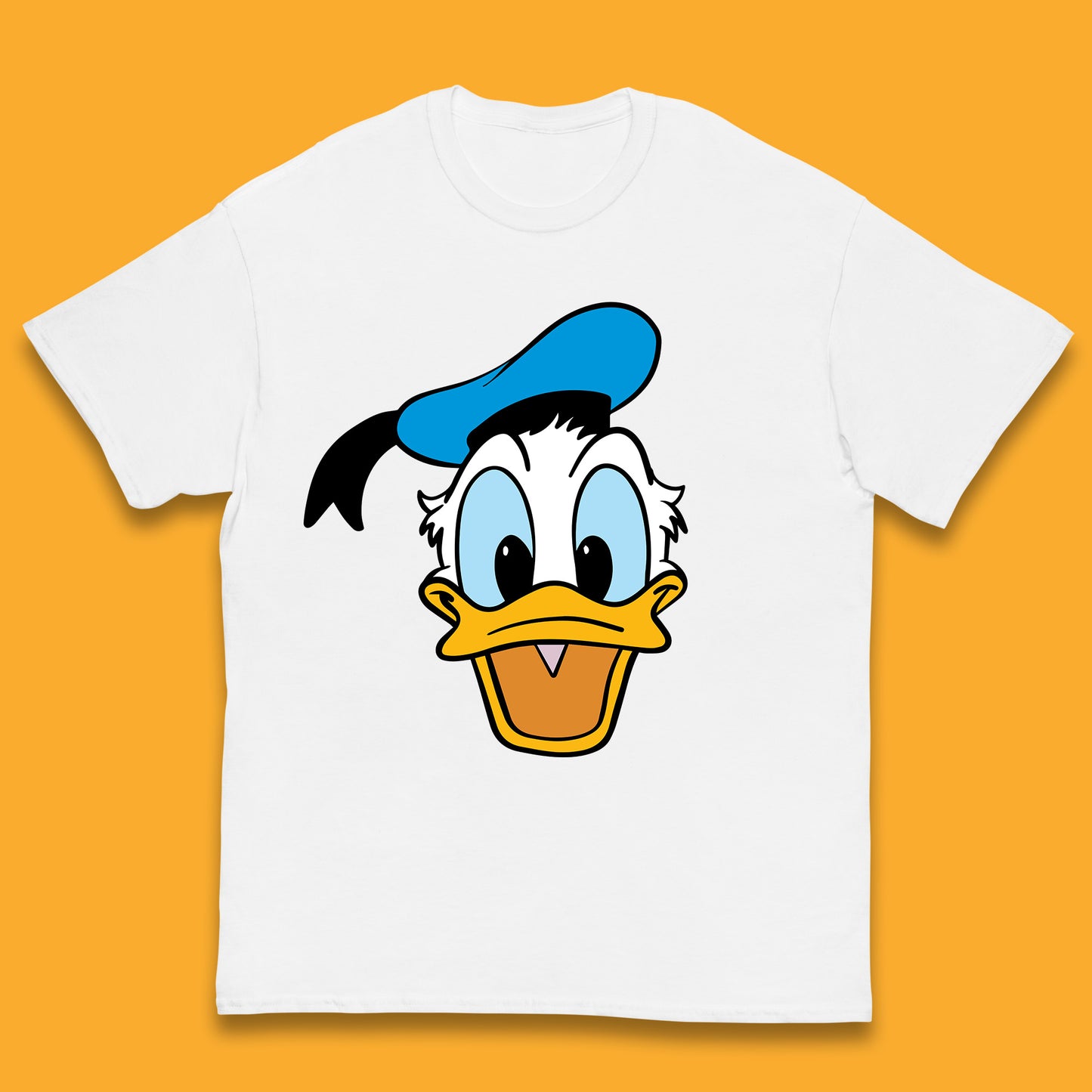 Donald Duck And Daisy Duck Face Cartoon Characters Disneyland Vacation Trip Disney World Kids T Shirt
