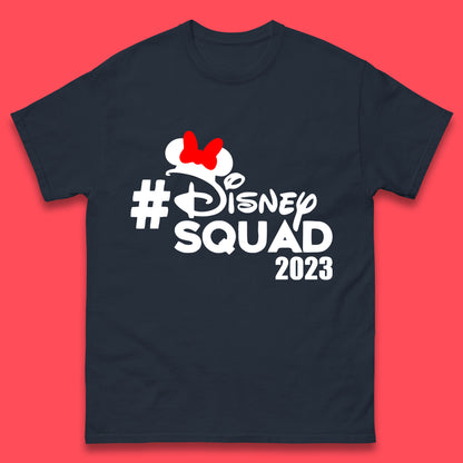 Disney Squad 2023 Mickey Mouse Minnie Mouse Cartoon Festive Disneyland Trip Vacations Mens Tee Top