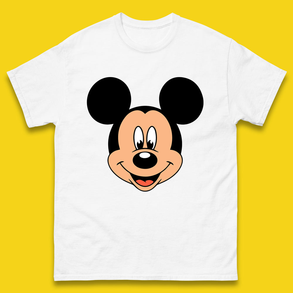 Disney Mickey Mouse Minnie Mouse Face Cartoon Character Disneyland Vacation Trip Disney World Mens Tee Top