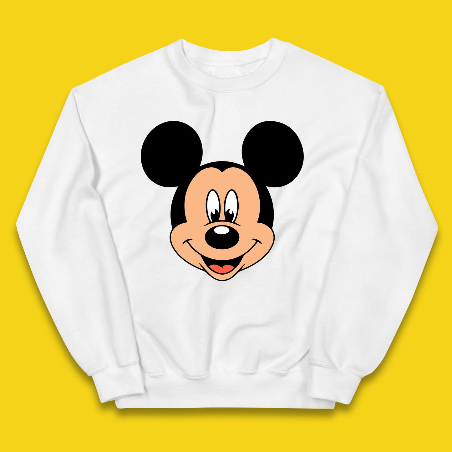 Disney Mickey Mouse Minnie Mouse Face Cartoon Character Disneyland Vacation Trip Disney World Kids Jumper