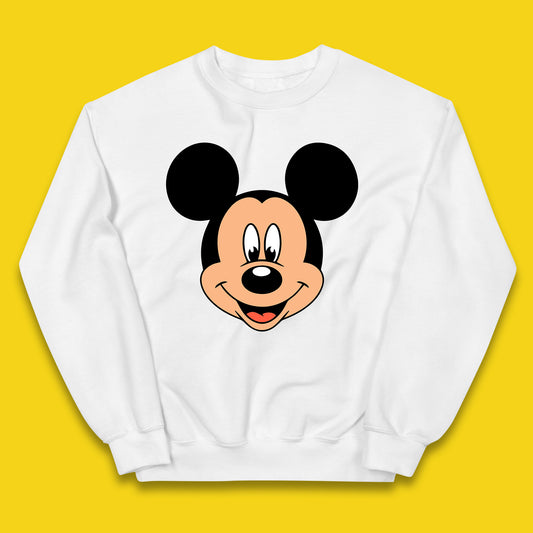 Disney Mickey Mouse Minnie Mouse Face Cartoon Character Disneyland Vacation Trip Disney World Kids Jumper