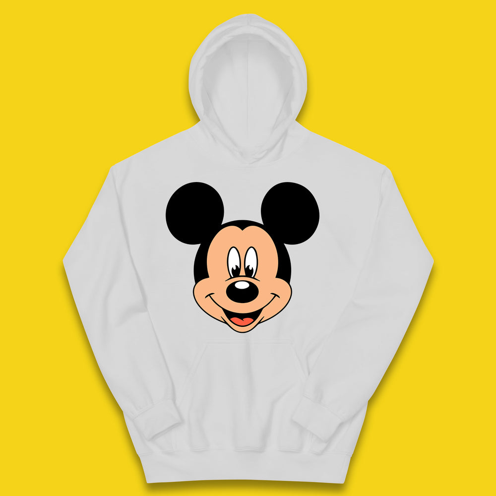 Disney Mickey Mouse Minnie Mouse Face Cartoon Character Disneyland Vacation Trip Disney World Kids Hoodie