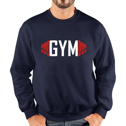 Gym Dumbell Gym Workout Fitness Bodybuilding Weight Lifting Training Unisex Sweatshirt
