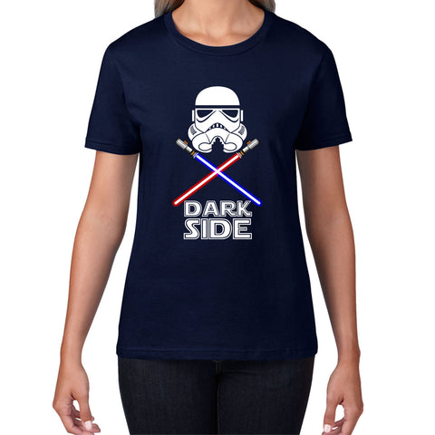 Stormtrooper Dark Side Star Wars Galactic Empire Space Marines Empire Strikes Back Disney Star Wars Day 46th Anniversary Womens Tee Top