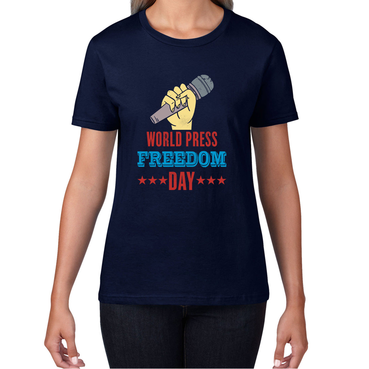 World Press Freedom Day Tribute To Journalism Journalists Human Rights Press Day Womens Tee Top