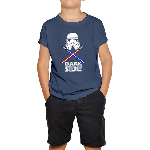 Stormtrooper Dark Side Star Wars Galactic Empire Space Marines Empire Strikes Back Disney Star Wars Day 46th Anniversary Kids T Shirt