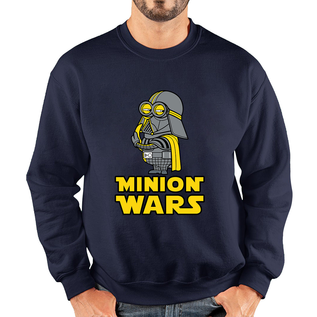 Minion Wars Trooper Cosplay Star Wars Minion Parody The Minions Become Superheroes Disney Star Wars 46th Anniversary Unisex Sweatshirt