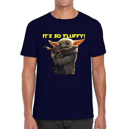 It's So Fluffy Feed Me I'm Pretty Stop Wars Dandalorian Movie Series Mens Tee Top
