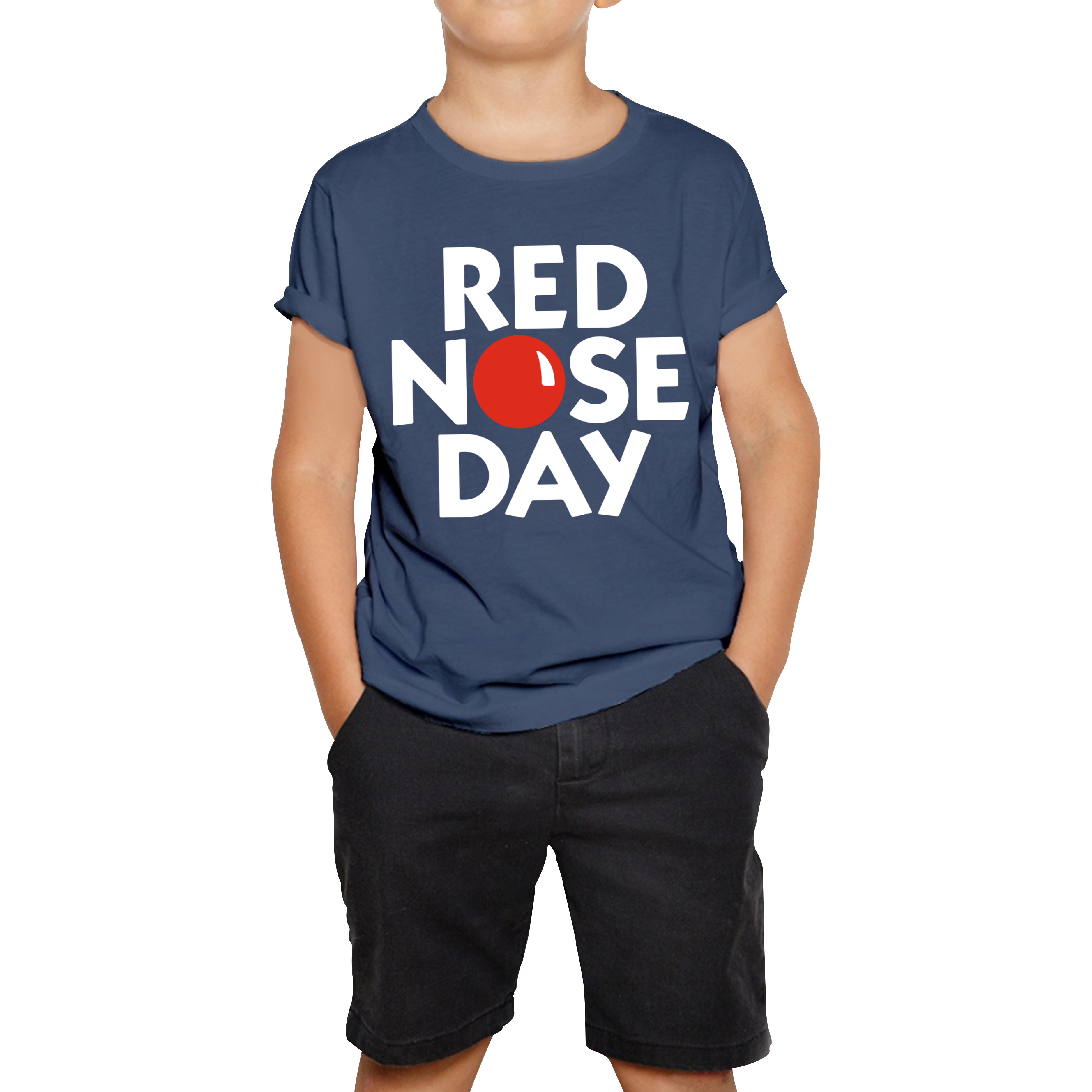 Red Nose Day Kids T Shirt. 50% Goes To Charity