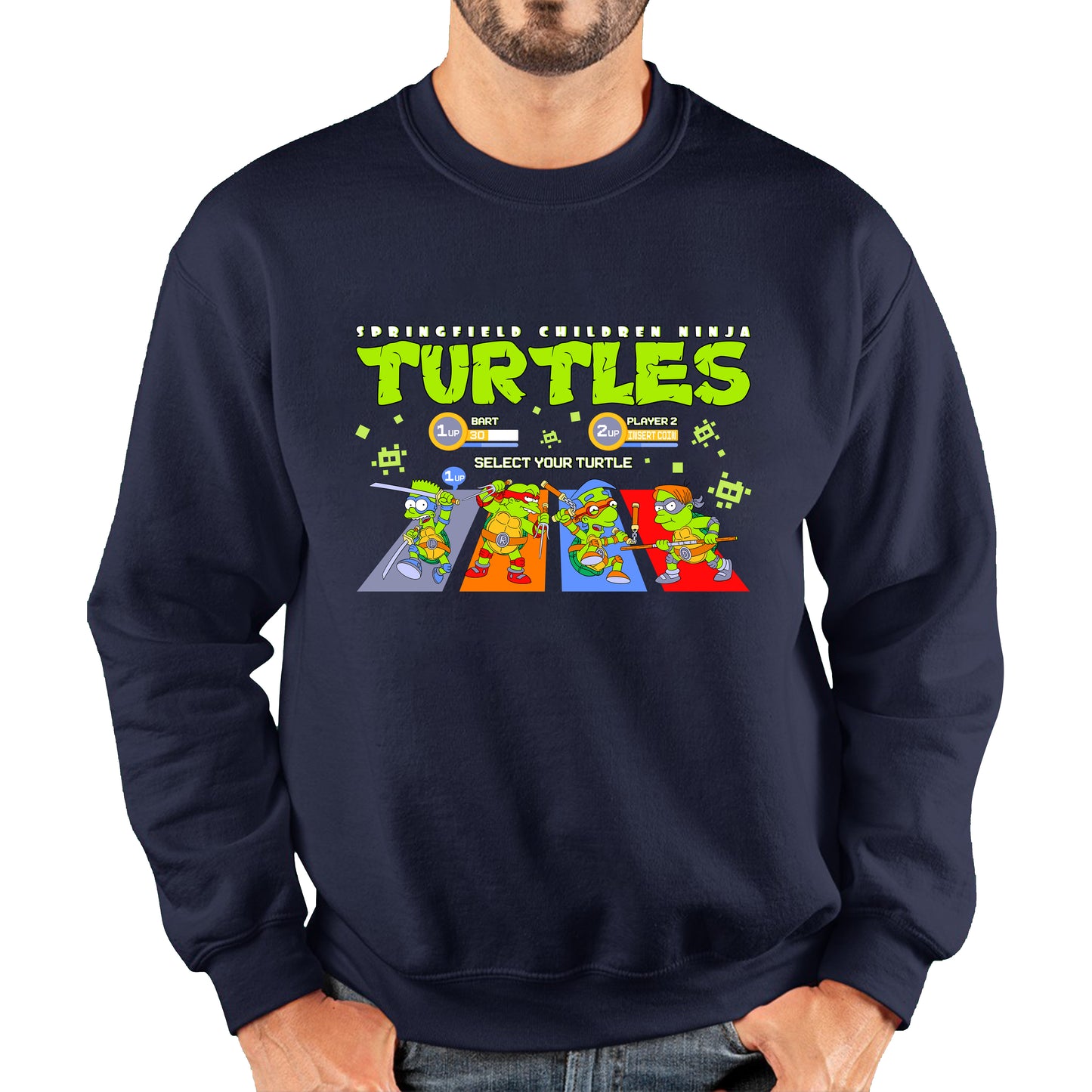 Springfield Children Green Turtles Select Your Turtle Cartoon Spoof Lovers Gift Unisex Sweatshirt
