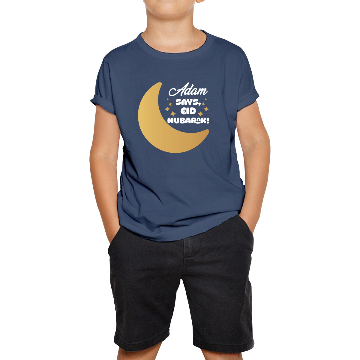 Eid Mubarak Messages Kids T Shirt