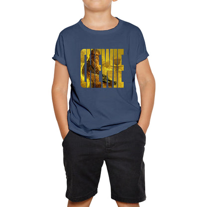Chewie Star Wars Fictional Character Chewbacca Solo A Star Wars Story Sci-fi Action Adventure Movie Galaxy's Edge Trip Kids T Shirt