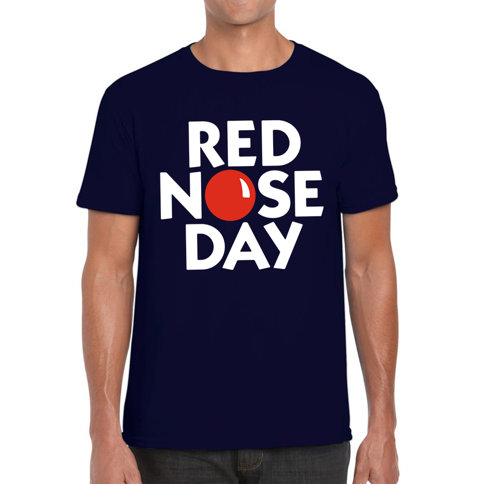 Red Nose Day Adult T Shirt. 50% Goes To Charity
