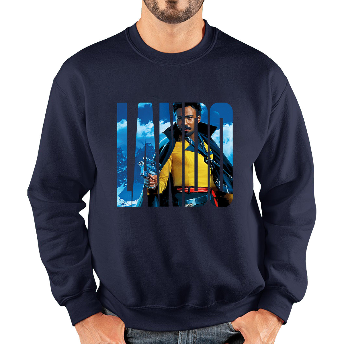 Lando Calrissian Star Wars Fictional Character Solo A Star Wars Story Sci-fi Action Adventure Movie Landonis Balthazar Calrissian III Unisex Sweatshirt
