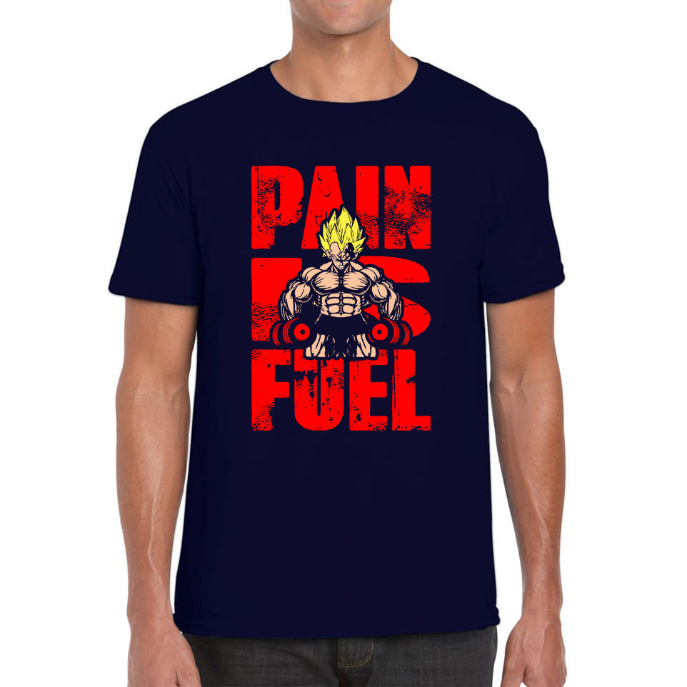 Pain Is Fuel Dragon Ball Z Super Saiyan Goku Kakalot Gym Training