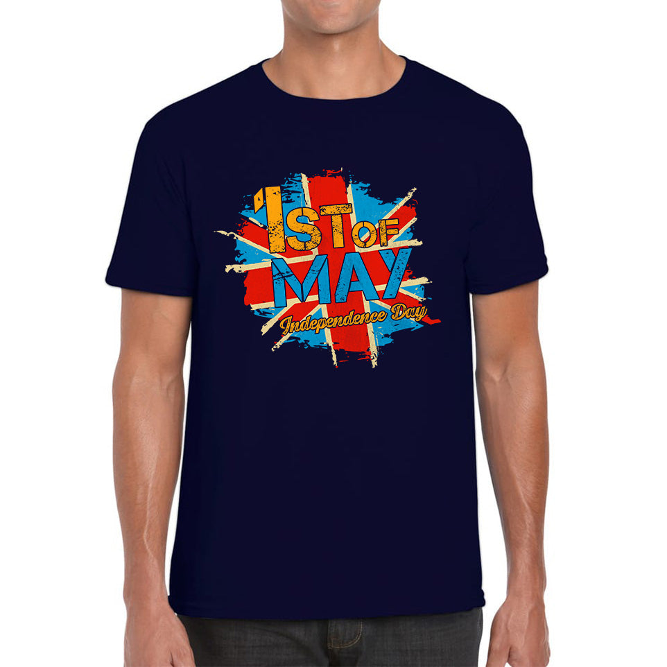  Great Britain Union Jack Mens Tee Top
