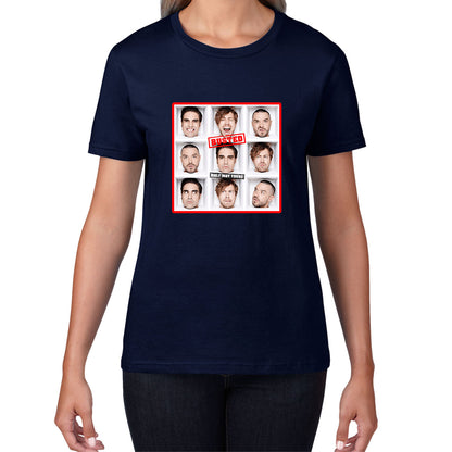 Half Way There Studio Album By Busted English Pop Punk Band Busted 20th Anniversary Womens Tee Top