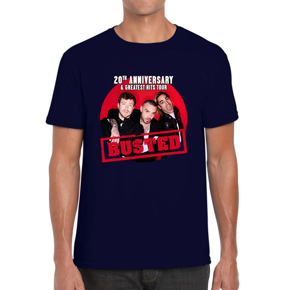 Busted Are Back To Celebrate Their 20th Anniversary Musician Band Busted Singers Mens Tee Top