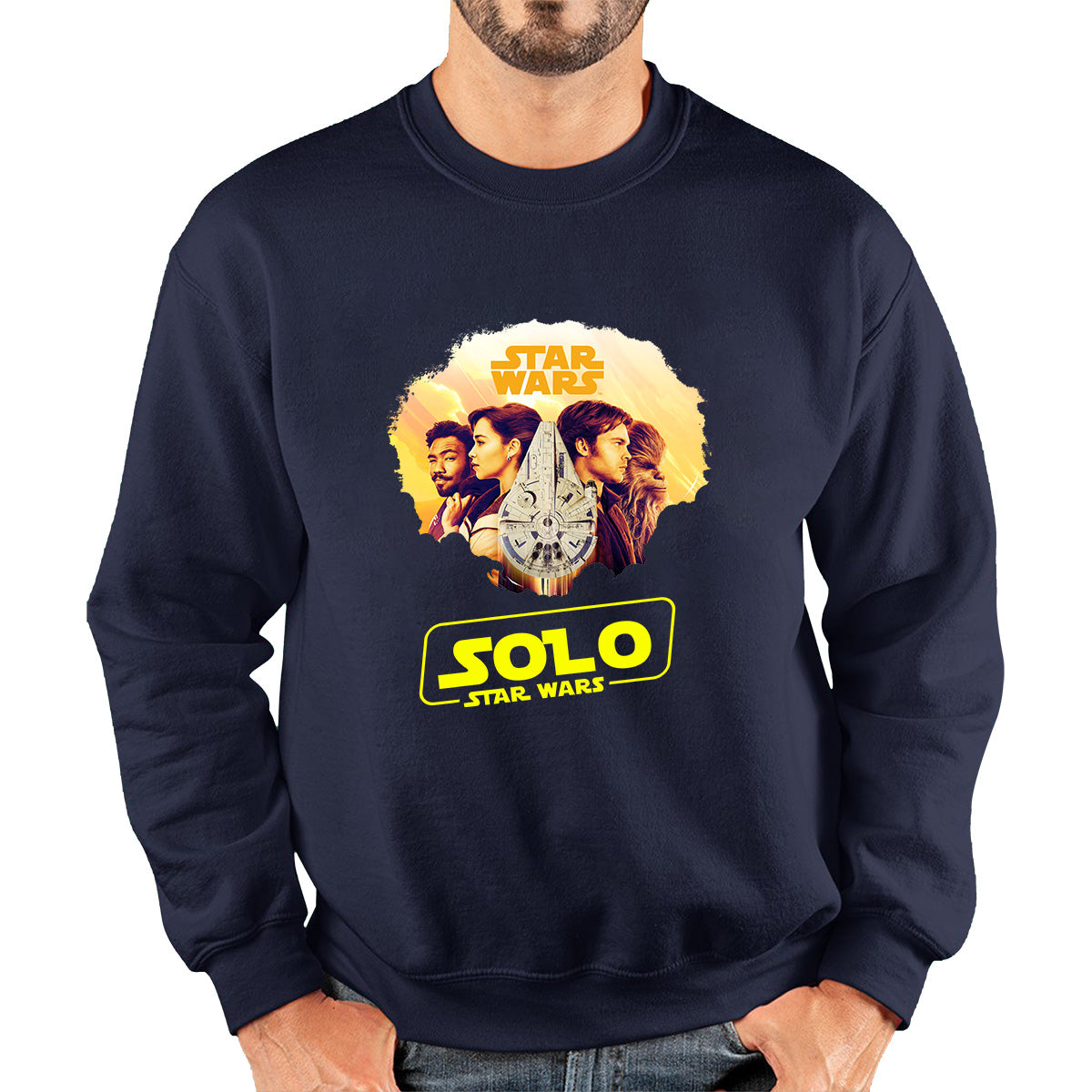 Star Wars Solo Chewie Lando Qira Characters Solo A Star Wars Story Sci-fi Action Adventure Movie Galaxy's Edge Trip Unisex Sweatshirt