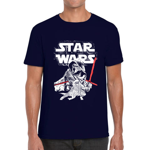 Star Wars Kylo Ren Fictional Character The Force Awakens Ben Solo Supreme Leader Of The First Order Disney Star Wars 46th Anniversary Mens Tee Top