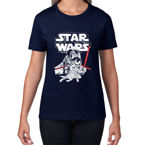 Star Wars Kylo Ren Fictional Character The Force Awakens Ben Solo Supreme Leader Of The First Order Disney Star Wars 46th Anniversary Womens Tee Top