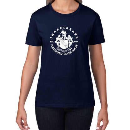 William Shakespeare's Birthplace, Stratford-Upon-Avon, Warwickshire, England, UK National Shakespeare Day Womens Tee Top