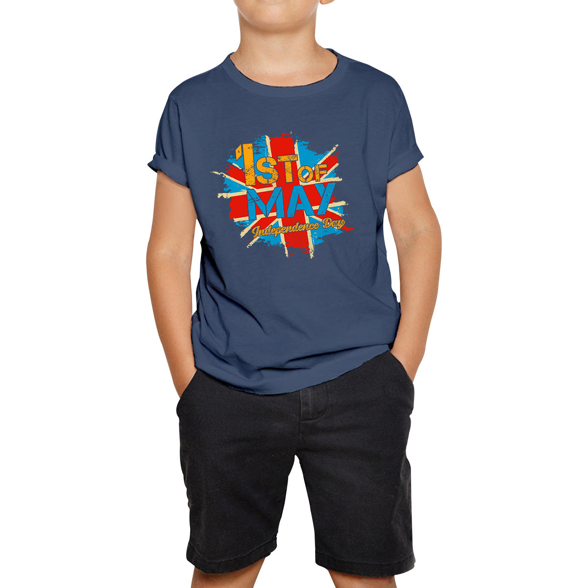  Great Britain Union Jack Kids T Shirt