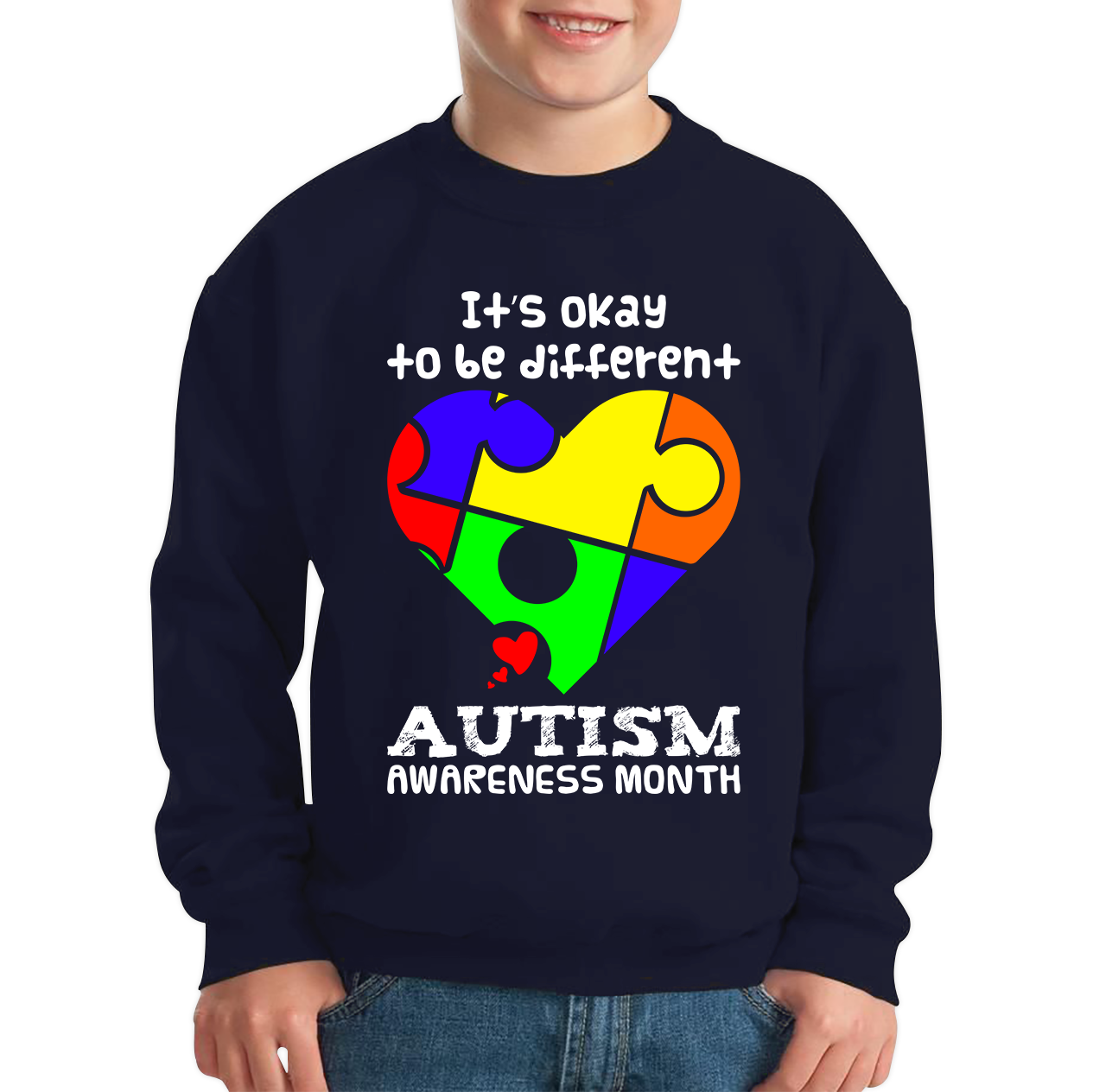 It's Ok To Be Different Autism Awareness Month Jumper