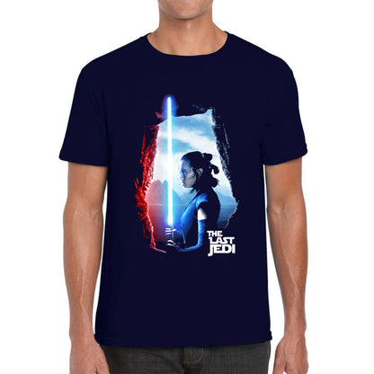 The Last Jedi Star Wars Rey Lightsaber Rey Skywalker Disney Star Wars Day 46th Anniversary Female Jedi Master Mens Tee Top