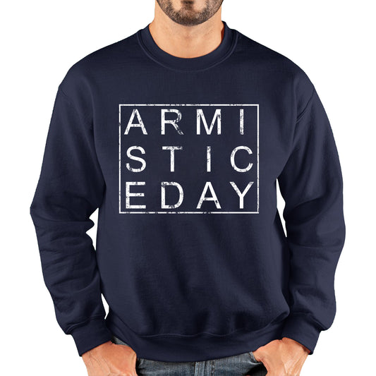 Armistice Day Anzac Day Lest We Forget Remembrance Day Veterans Day WW1 Poppy Flower Unisex Sweatshirt