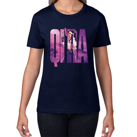 Qi'ra Star Wars Fictional Character Solo A Star Wars Story Sci-fi Action Adventure Movie Galaxy's Edge Trip Womens Tee Top