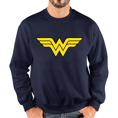 Wonder Woman Logo Superhero Wonder Girl Super Woman Comic Book Character Unisex Sweatshirt
