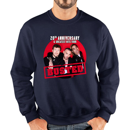 Busted Are Back To Celebrate Their 20th Anniversary Musician Band Busted Singers Unisex Sweatshirt