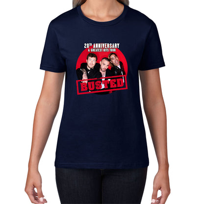 Busted Are Back To Celebrate Their 20th Anniversary Musician Band Busted Singers Womens Tee Top