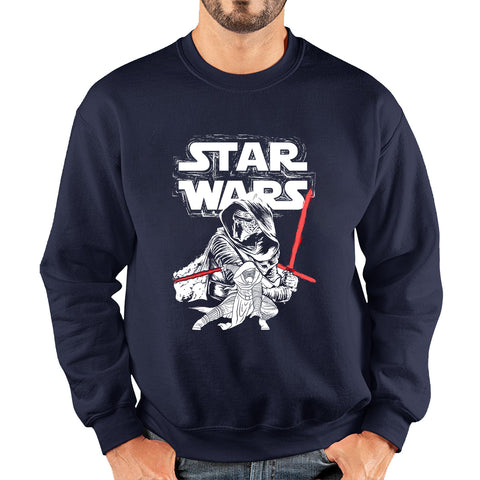 Star Wars Kylo Ren Fictional Character The Force Awakens Ben Solo Supreme Leader Of The First Order Disney Star Wars 46th Anniversary Unisex Sweatshirt