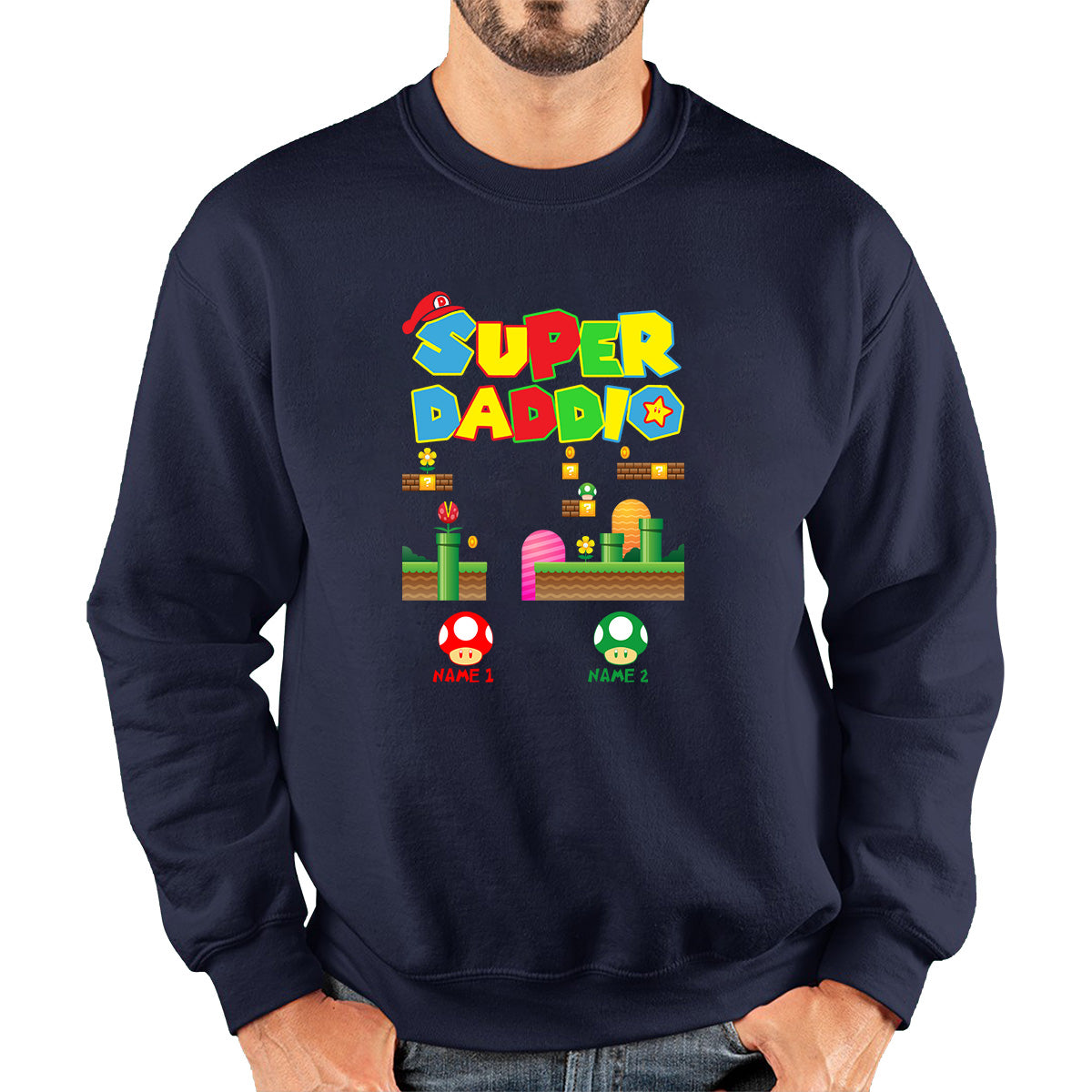 Personalised Super Mario Sweatshirt