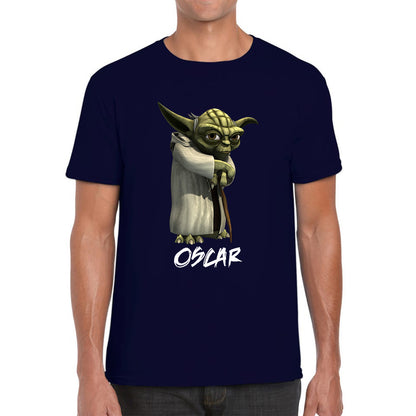 Personalized Yoda May The 4th Be With You Green Humanoid Alien Star Wars Day Disney Star Wars 46th Anniversary Mens Tee Top