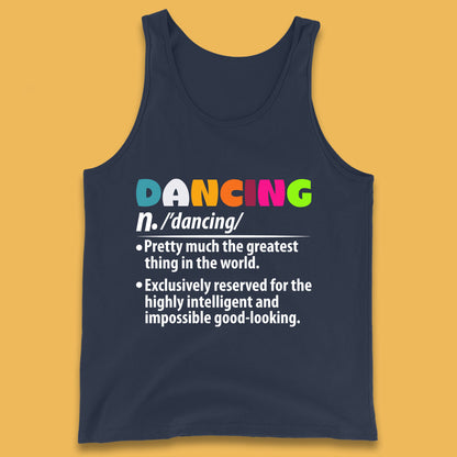 Dancing Noun Definition Funny Dancer Dance Dictionary Dancing Instructor Partner Ballroom Salsa Tank Top