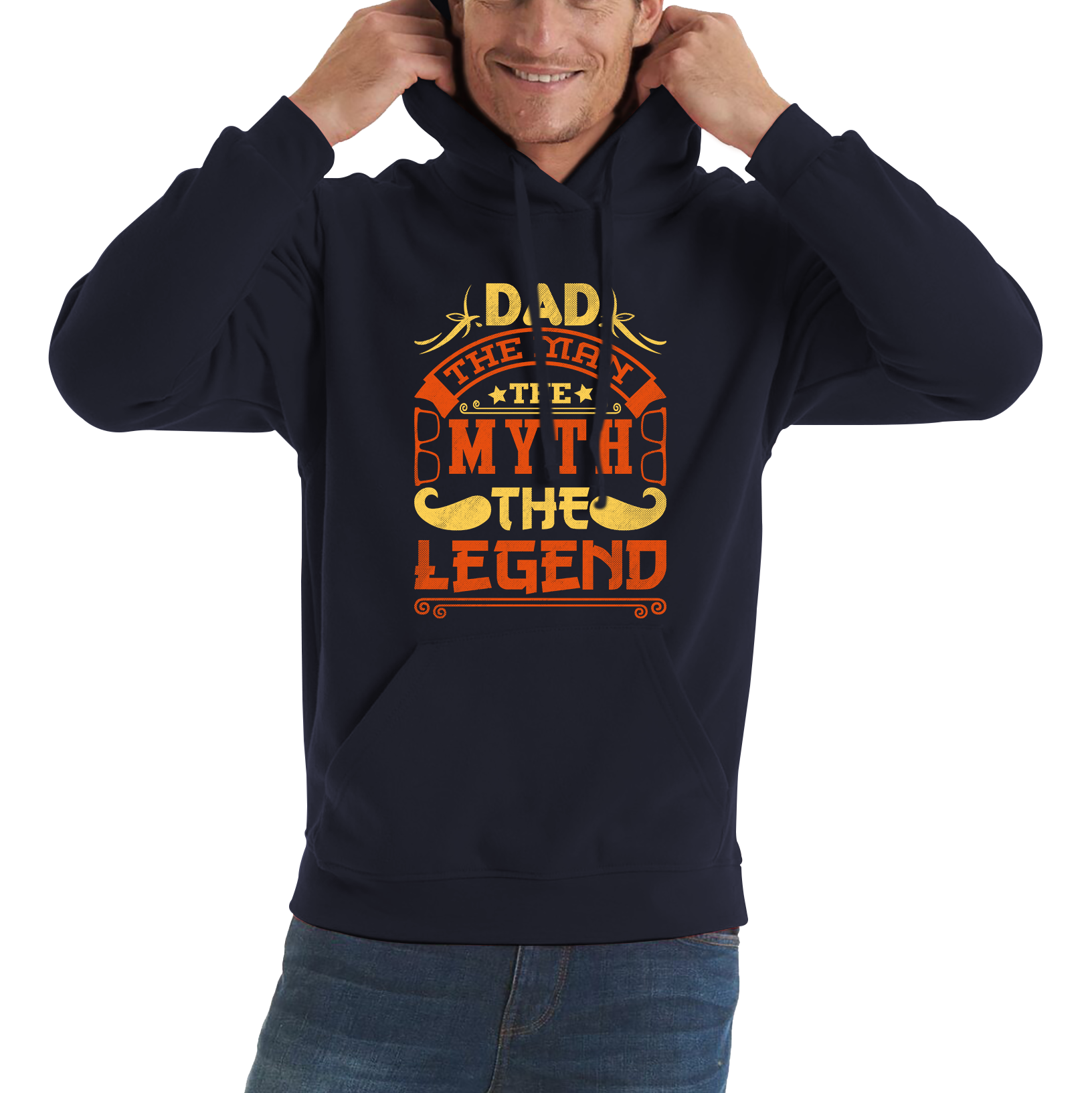 Dad The Man The Myth The Legend Hoodie Father's Day Best Dad Gift Mens Hoodie