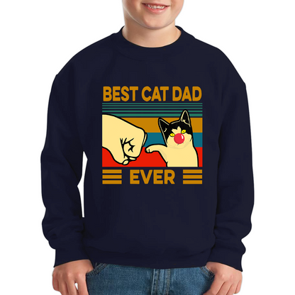 Best Cat Dad Ever Red Nose Day Sweatshirt