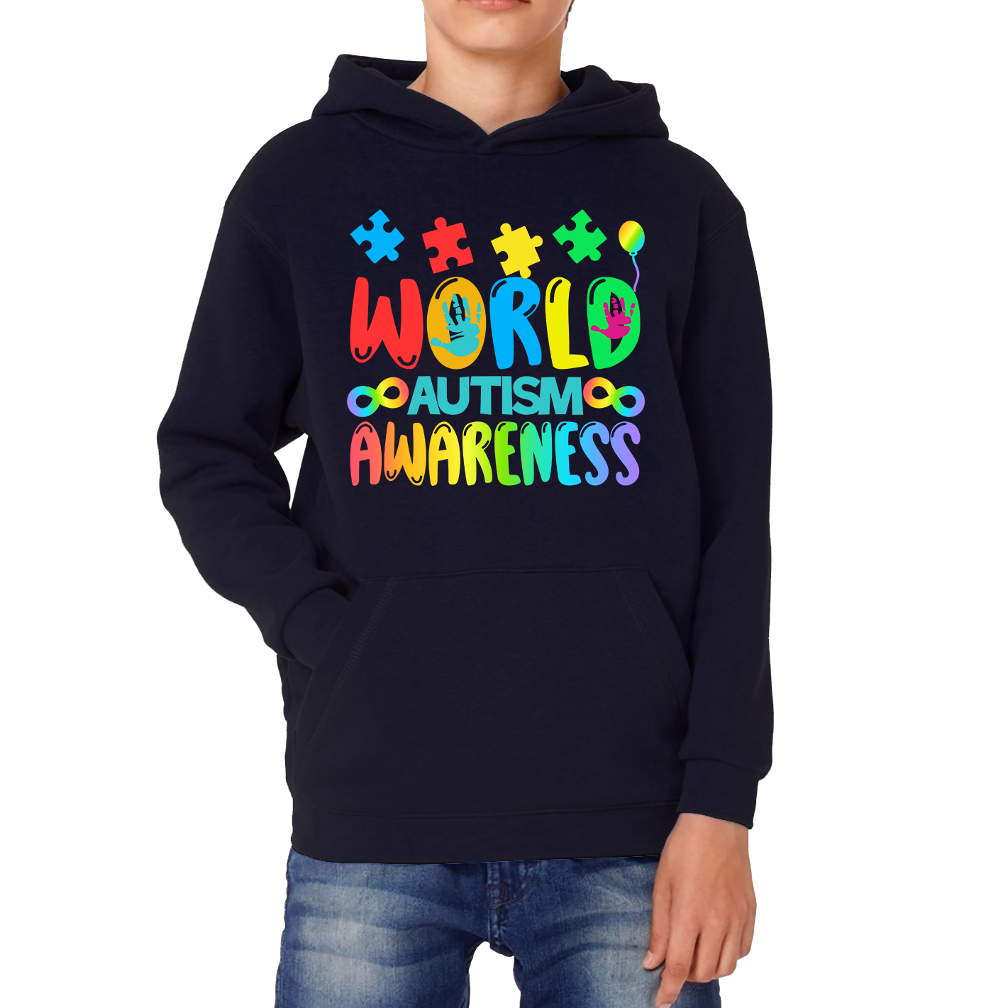 World Autism Awareness Day Kids Hoodie