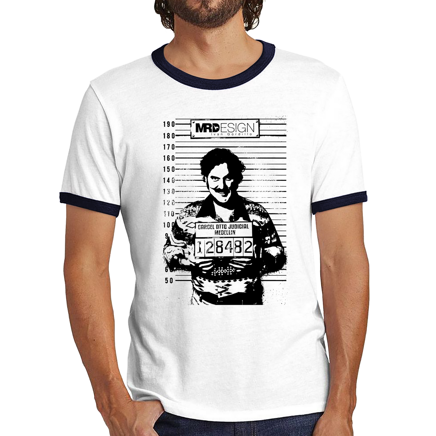 Plata O Plomo Pablo Escobar Shirt Drug Lord Colombia Drug Dealer Ringer T Shirt