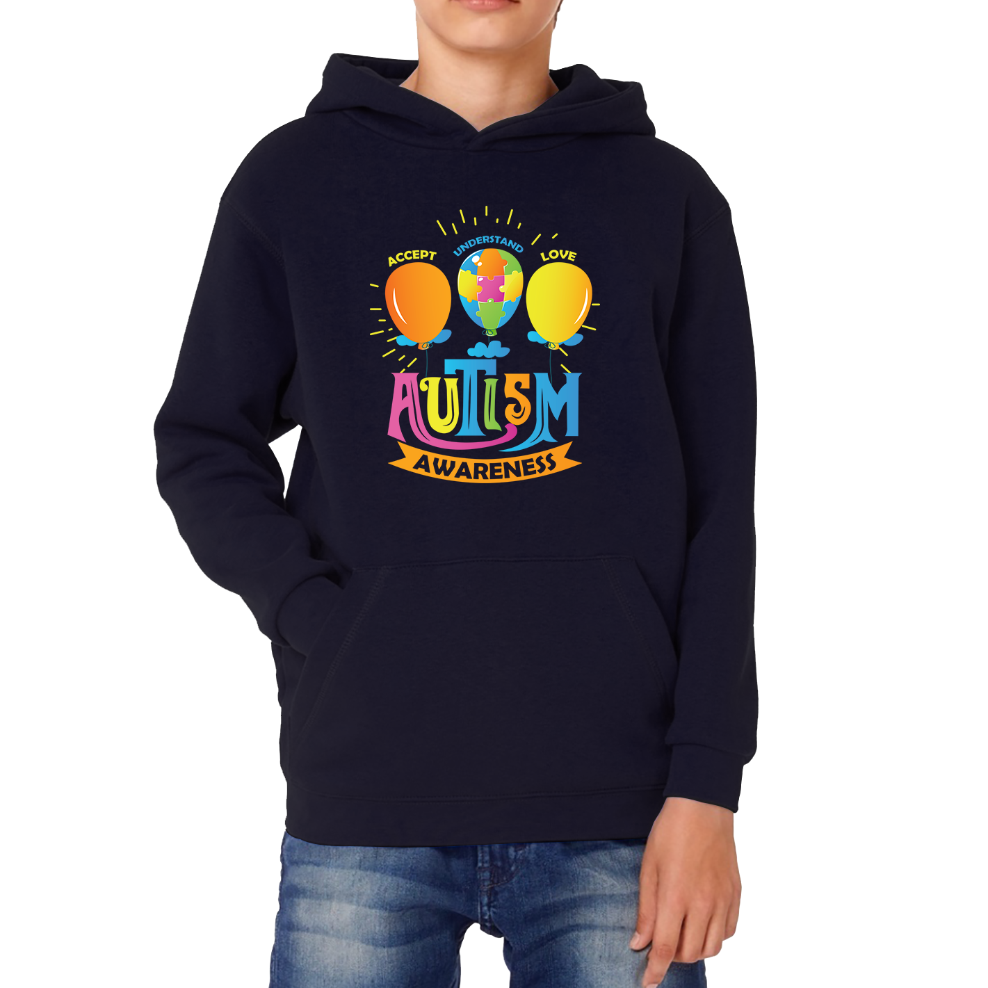 Autism Awareness Accept Understand Love Hoodie