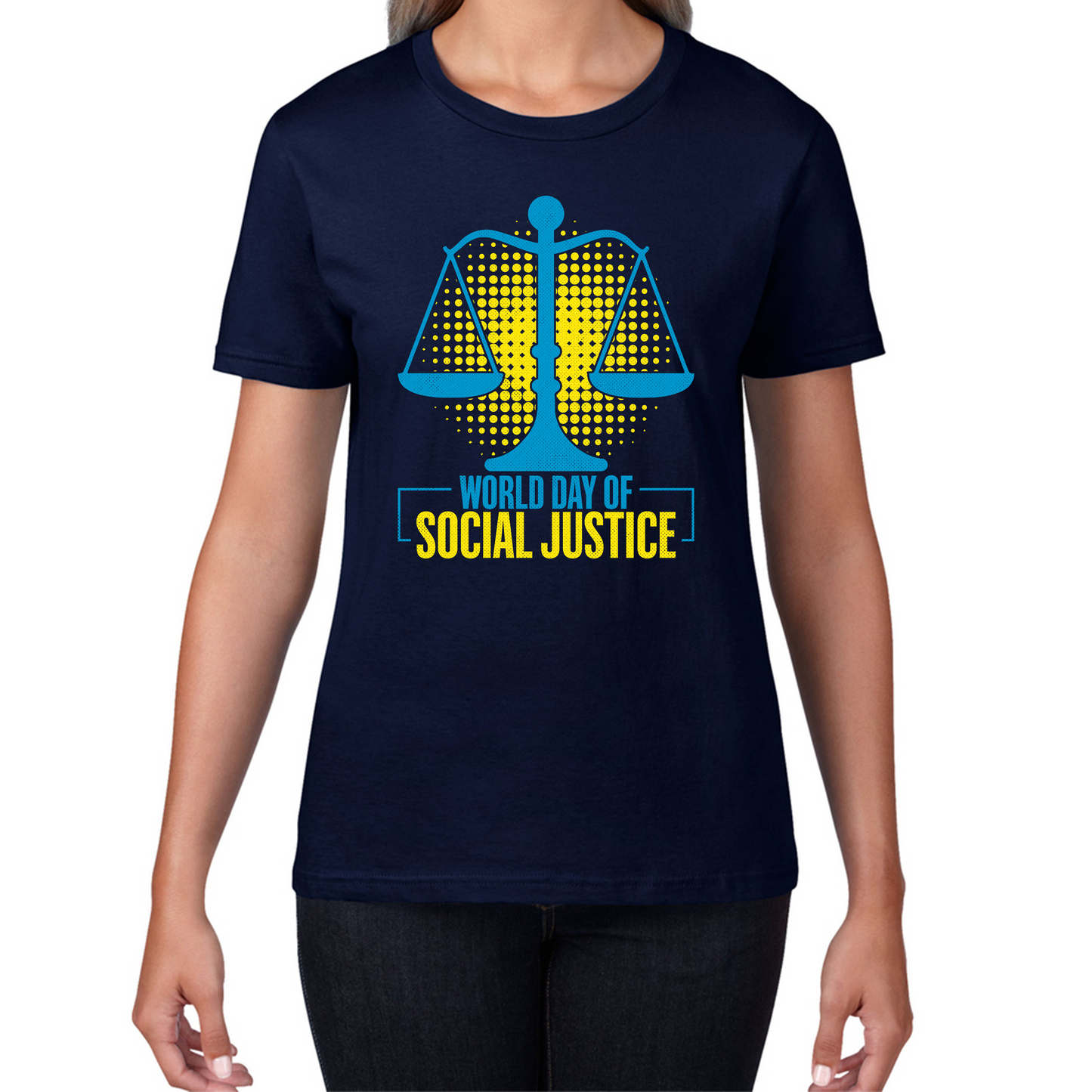 World Day Of Social Justice International Social Justice Human Rights Equality Civil Rights Criminal Justice Activism Womens Tee Top