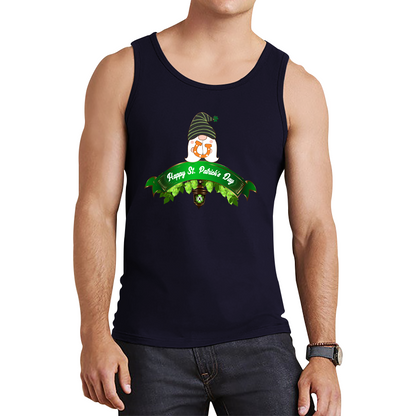 Happy St. Patrick's Day Leprechaun Gnome Irish Gnomes Lucky Gnomes Saint Patricks Day Tank Top