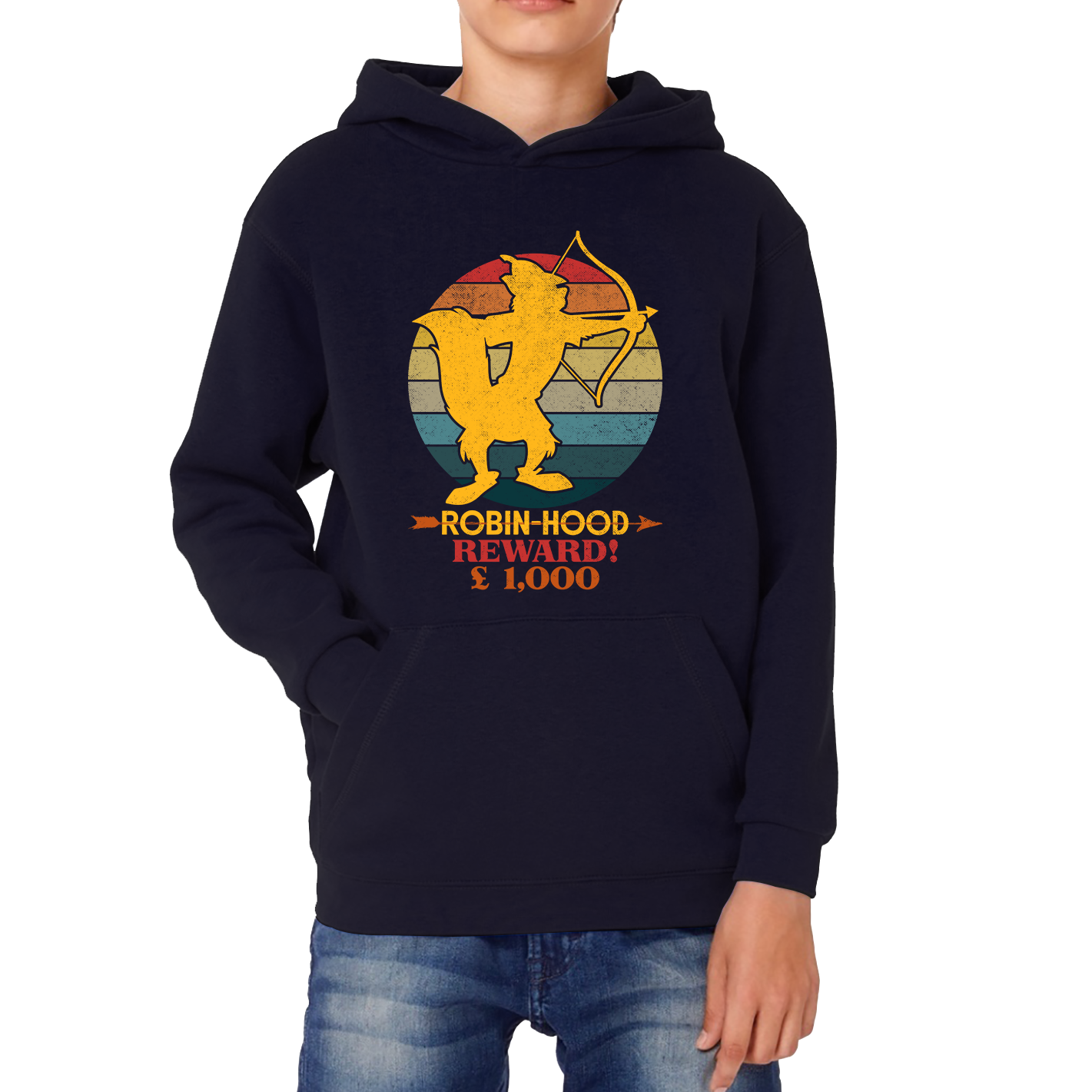 Robin Hood Reward £1000 Fox Funny Hoodie