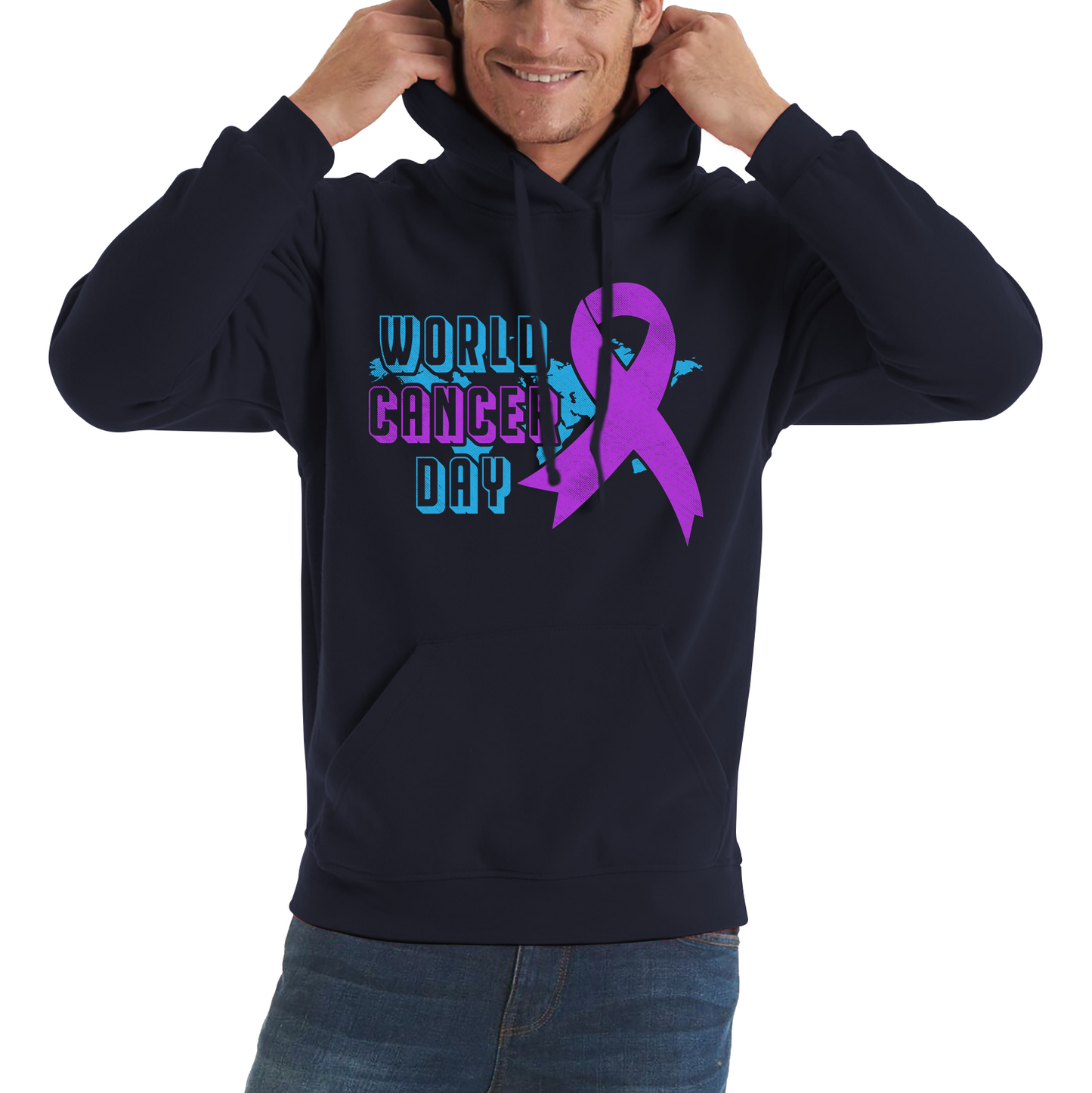 World Cancer Day 4 February Cancer Day Cancer Awareness Cancer Warrior Unisex Hoodie