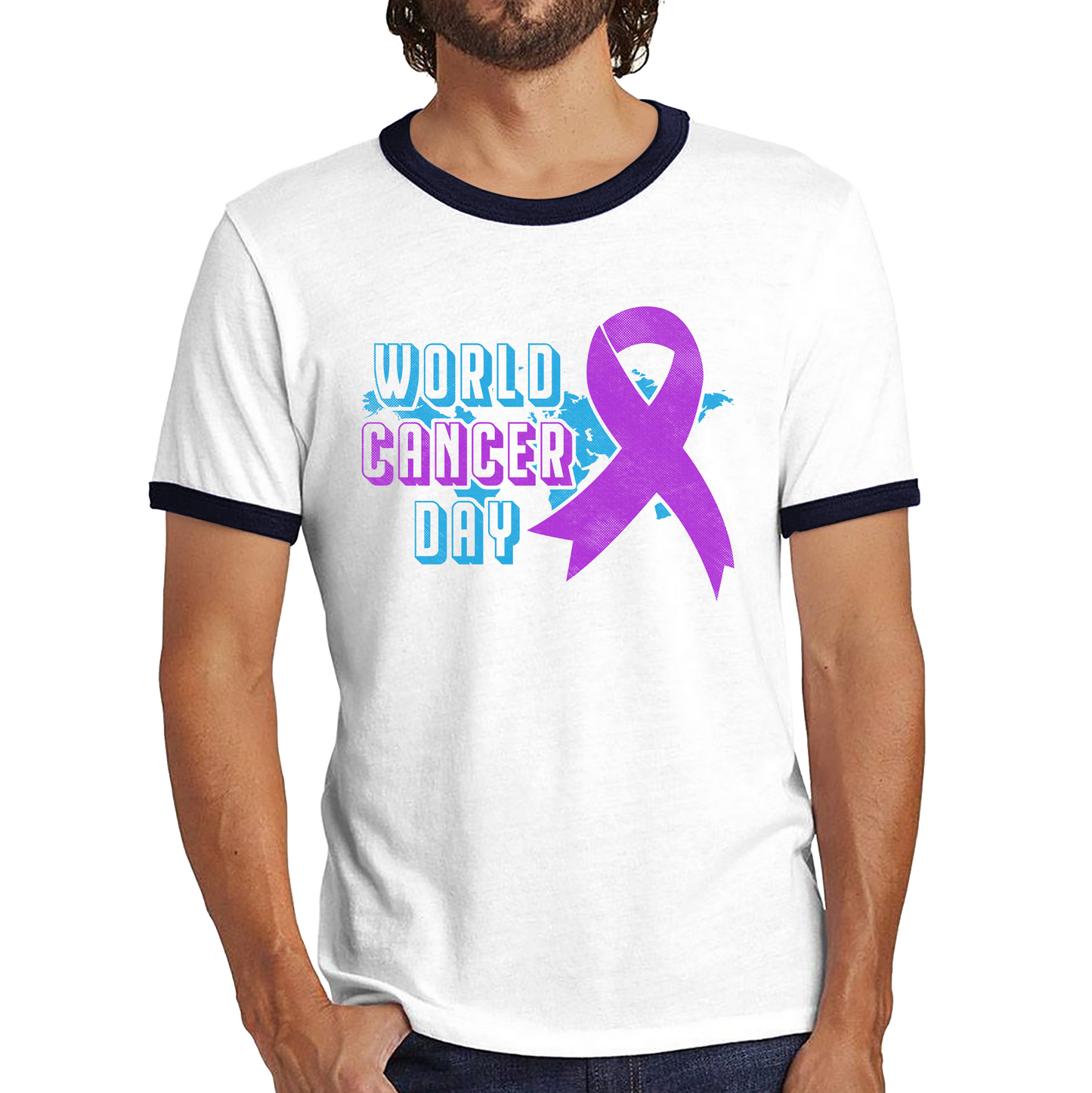 World Cancer Day 4 February Cancer Day Cancer Awareness Cancer Warrior Ringer T Shirt