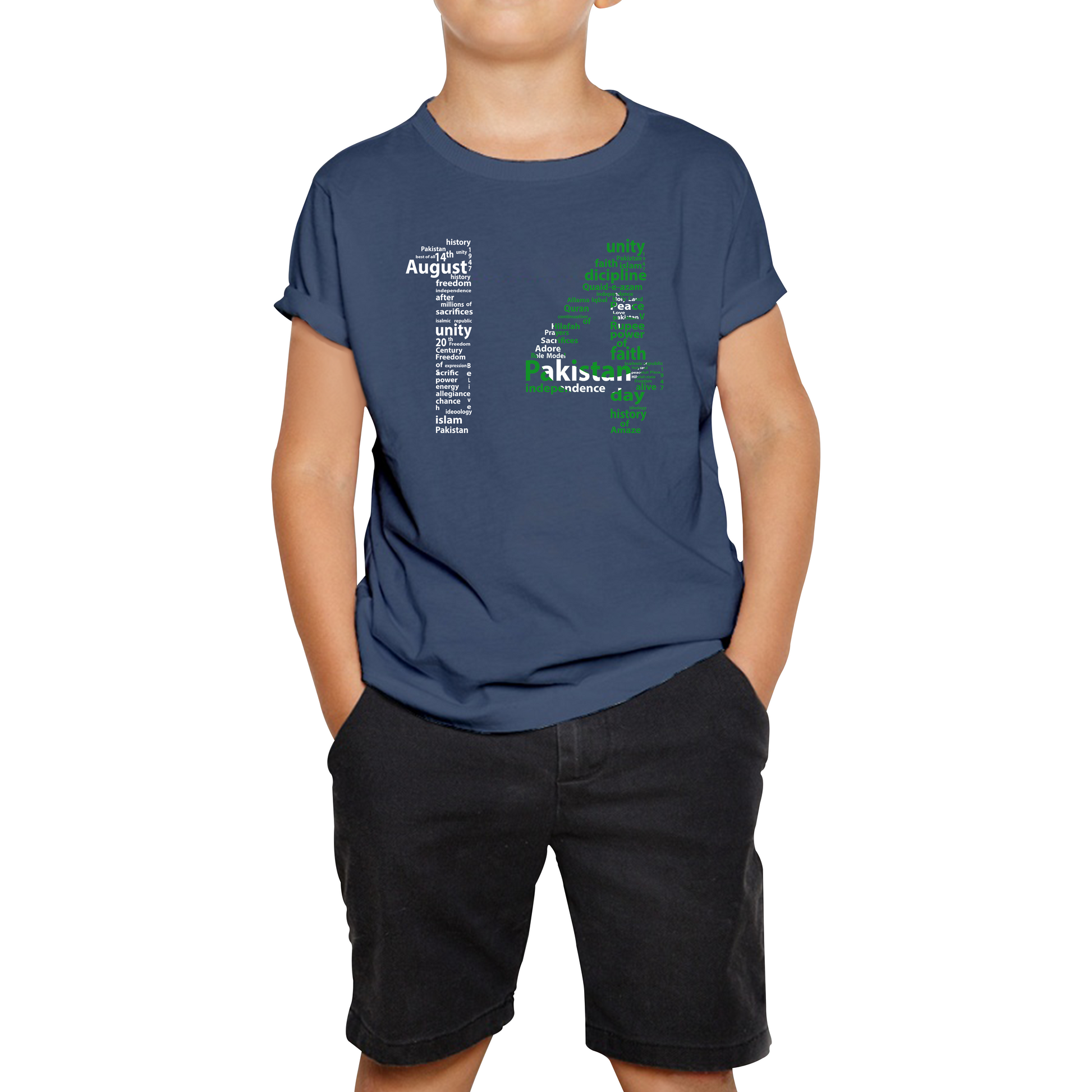  Pakistani Flag Independence Day Kids T Shirt