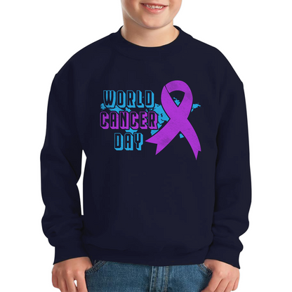 World Cancer Day 4 February Cancer Day Cancer Awareness Cancer Warrior Kids Jumper